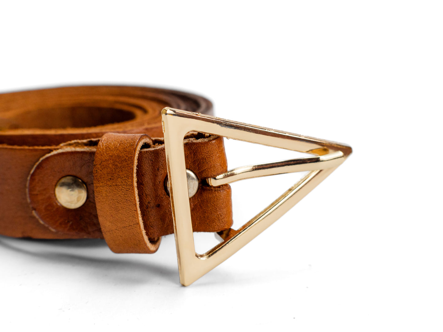 Women's leather belt