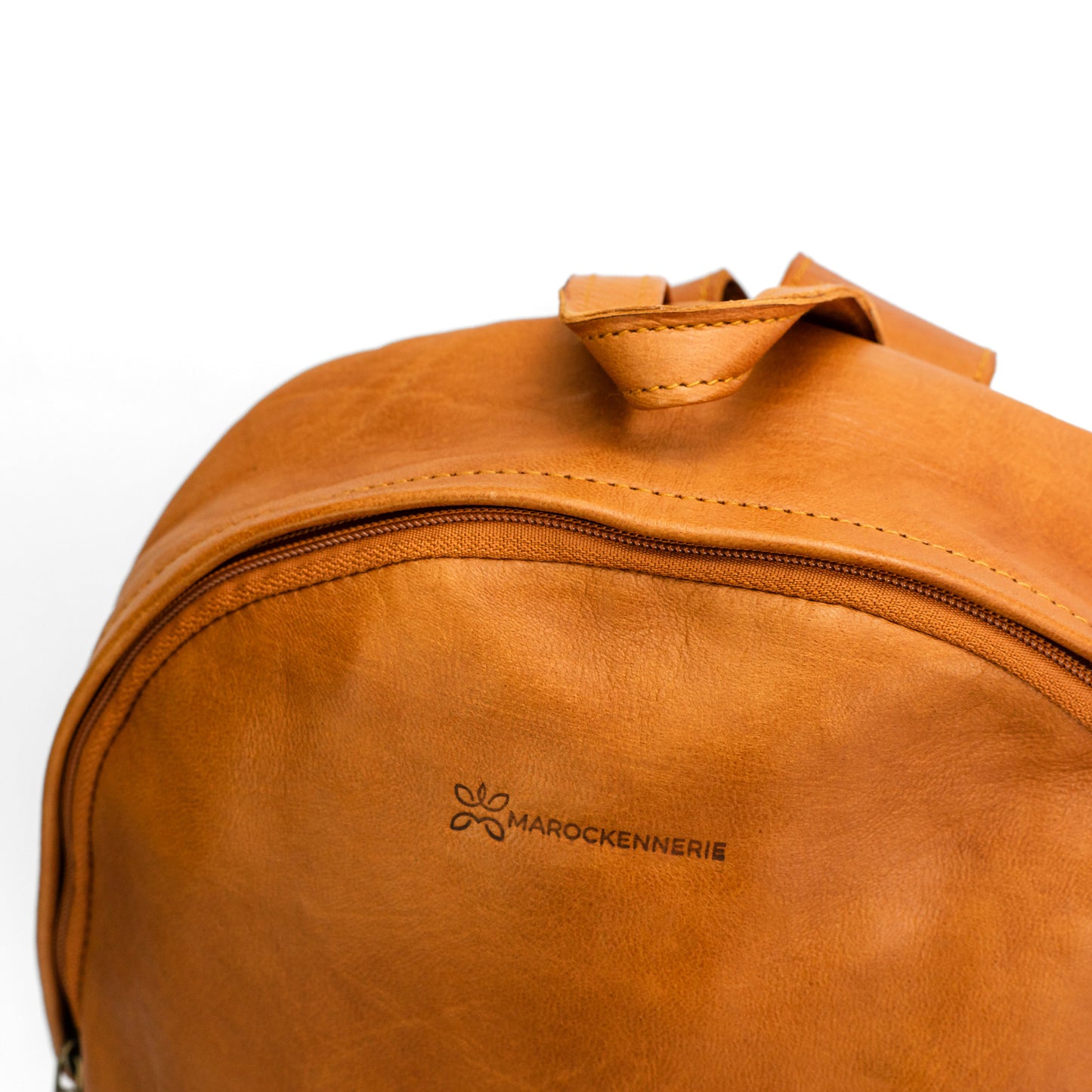 Handmade Moroccan Full-Grain Leather Backpack for Men & Women – Premium Travel Bag with YKK Zipper, Spacious Interior, Stylish Work & School Laptop Backpack, Durable Everyday Carry Accessory