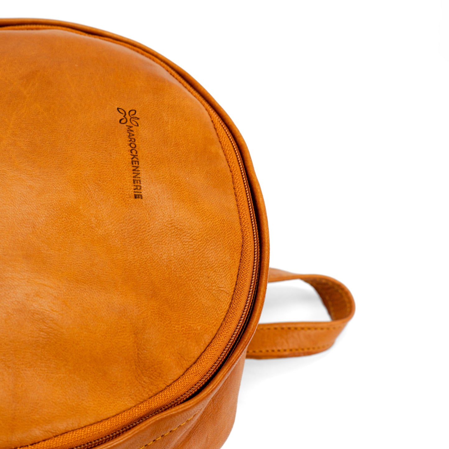 Handmade Moroccan Full-Grain Leather Backpack for Men & Women – Premium Travel Bag with YKK Zipper, Spacious Interior, Stylish Work & School Laptop Backpack, Durable Everyday Carry Accessory